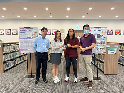 Library Orientation (prize presentation)