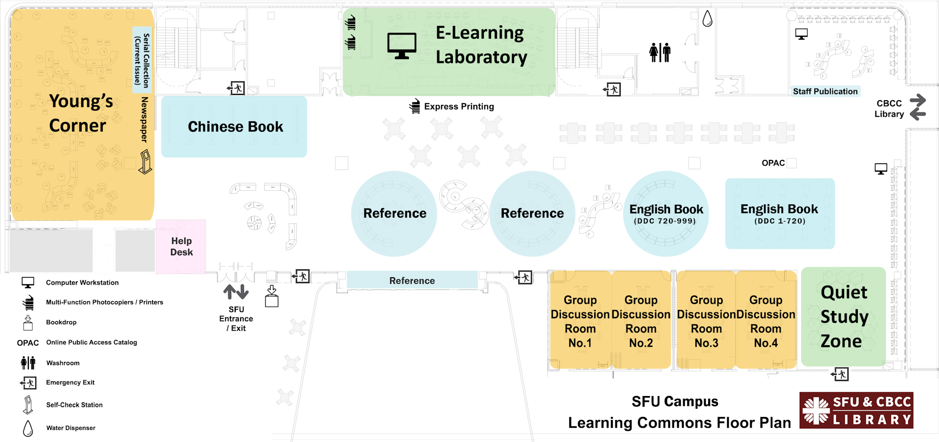 Learning Commons Floor Plan