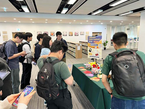 Student participants in the user survey 2026 mini draw