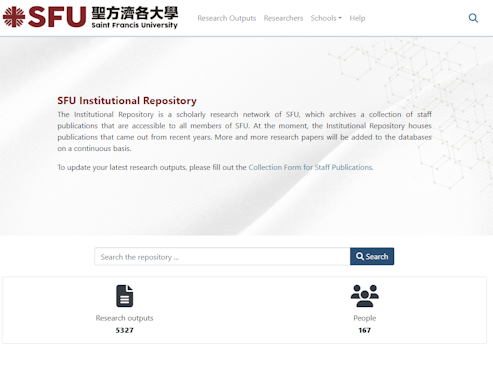 Upgraded Institutional Repository