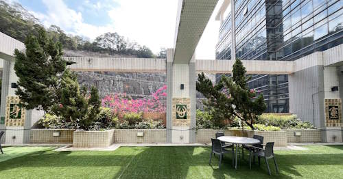 “Body, Mind and Spirit” Garden at the Library podium