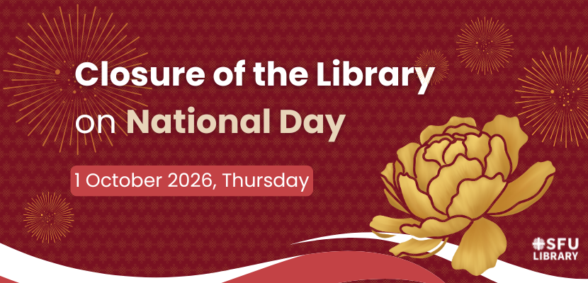 Closure of the Library on National Day