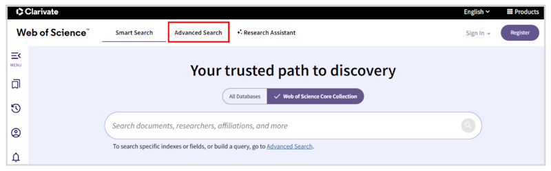 WoS Advanced Search